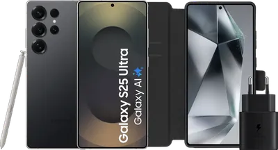 Samsung Galaxy S25 Ultra 256GB Schwarz 5G + Zubehörset