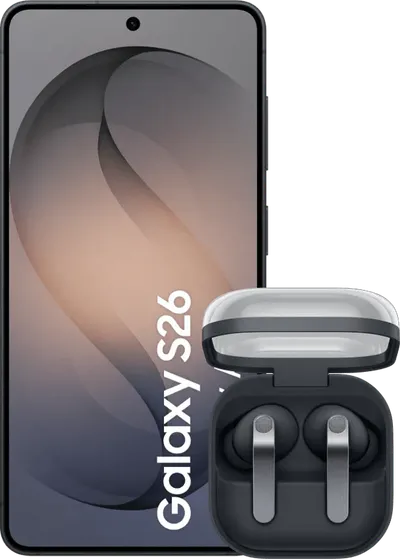 Samsung Galaxy S26 256GB Schwarz 5G + Samsung Galaxy Buds4 Pro Schwarz