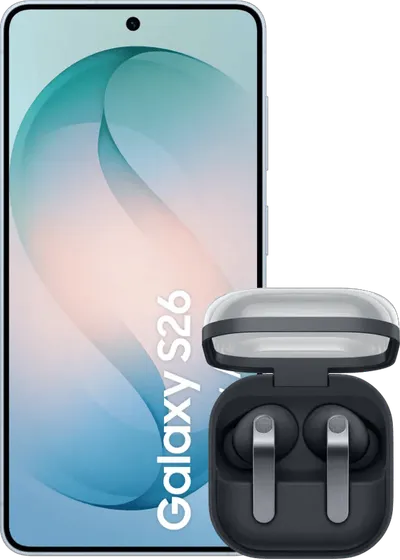 Samsung Galaxy S26 512GB Hellblau 5G + Samsung Galaxy Buds4 Pro Schwarz