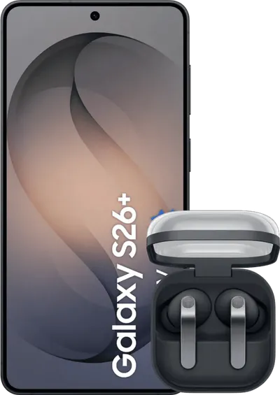Samsung Galaxy S26 Plus 256GB Schwarz 5G + Samsung Galaxy Buds4 Pro Schwarz