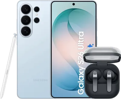 Samsung Galaxy S26 Ultra 256GB Hellblau 5G + Samsung Galaxy Buds4 Pro Schwarz