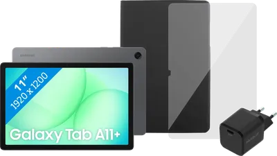 Samsung Galaxy Tab A11 Plus 11 Zoll 256GB Wi-Fi Grau + Komplettes Zubehörset