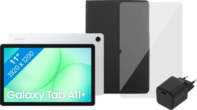 Samsung Galaxy Tab A11 Plus 11 Zoll 256GB Wi-Fi Silber + Komplettes Zubehörset