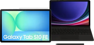 Samsung Galaxy Tab S10 FE 10,9 Zoll 256GB Wi-Fi und 5G Grau + Tastaturhülle QWERTZ