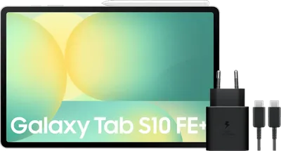 Samsung Galaxy Tab S10 FE Plus 13,1 Zoll 128GB Wi-Fi Silber + Ladepaket