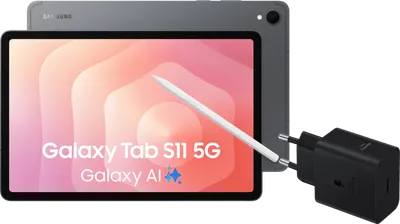 Samsung Galaxy Tab S11 11 Zoll 256GB Wi-Fi und 5G Grau + Ladeset
