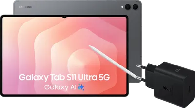 Samsung Galaxy Tab S11 Ultra 14,6 Zoll 256GB Wi-Fi und 5G Grau + Ladeset