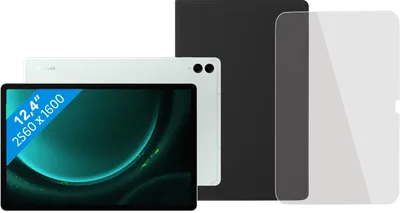 Samsung Galaxy Tab S9 FE Plus 128GB Wi-Fi Grün + Schutzpaket