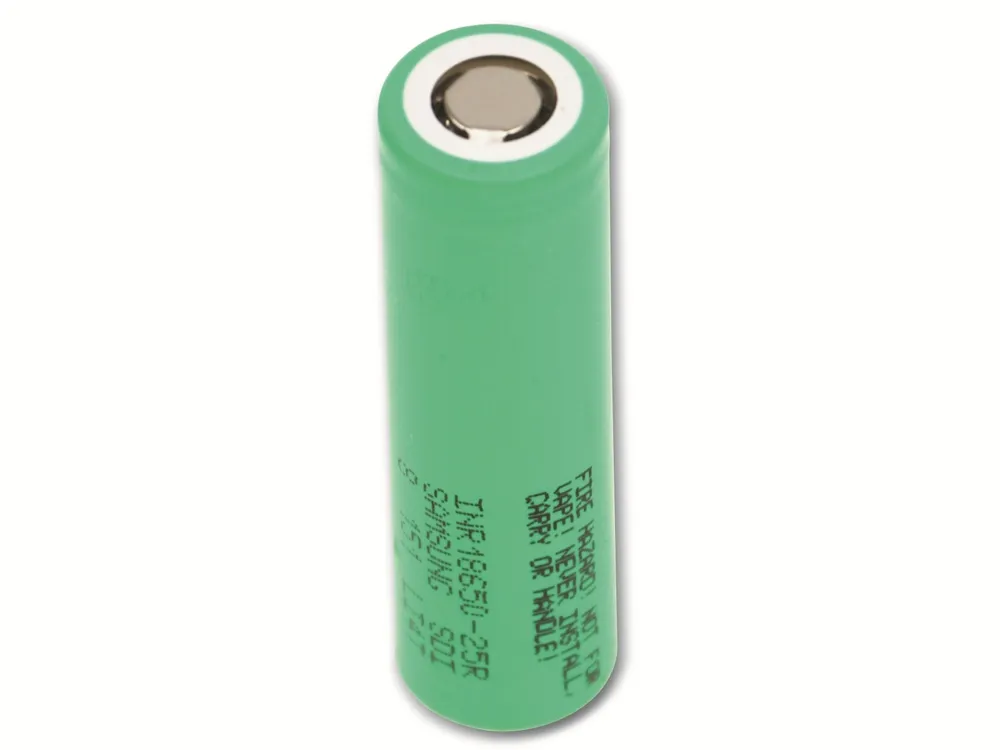 SAMSUNG LiIon-Akku INR18650-25R 3,6 V/2,5 Ah