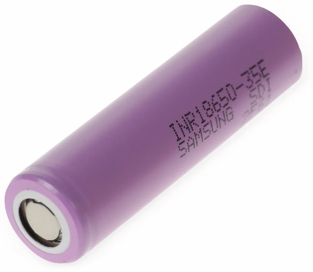 SAMSUNG LiIon-Akku INR18650-35E, 3,6 V/3,4 Ah