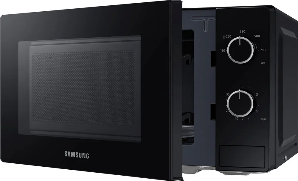 Samsung Mikrowelle MS20A3010AL/EG, Mikrowelle, 20 l, Einfache Handhabung in schickem Design