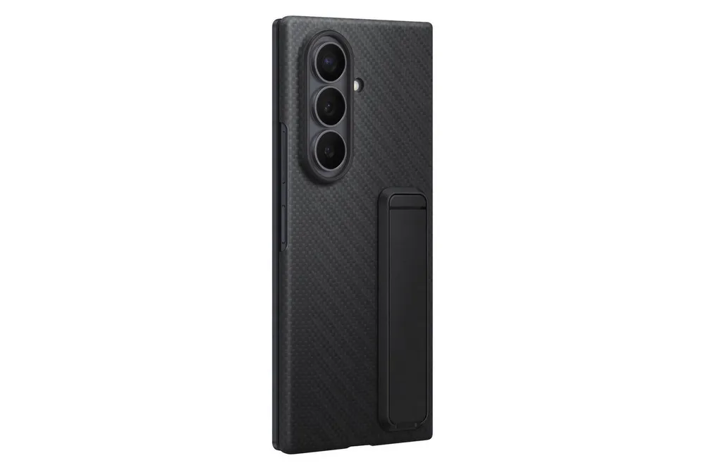 Samsung Smartphone-Hülle Carbon Standing Case für Galaxy Fold8 Ultra, Backcover, Schutzhülle, Handyschutzhülle, Case, Schutzcase, stoßfest