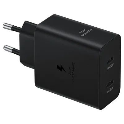 Samsung USB-C 50W Ladegerät mit Schnellladung Schwarz