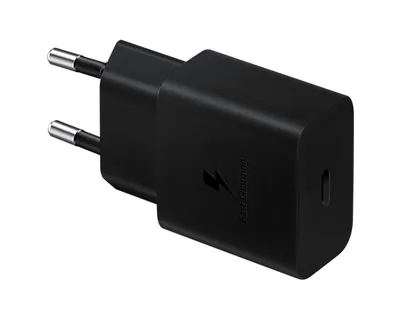 Schnellladeadapter mit Datenkabel (USB Type-C, 15 Watt) EP-T1510, schwarz