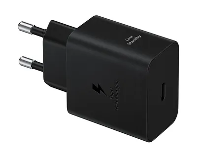 Schnellladeadapter (USB Typ-C, 45 Watt) Black