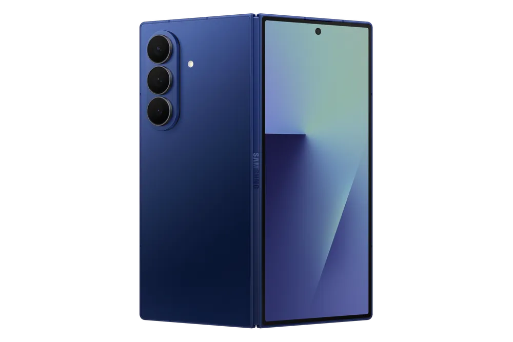 Samsung Galaxy Z Fold7 Certified Re-Newed, 256 GB Blue Shadow