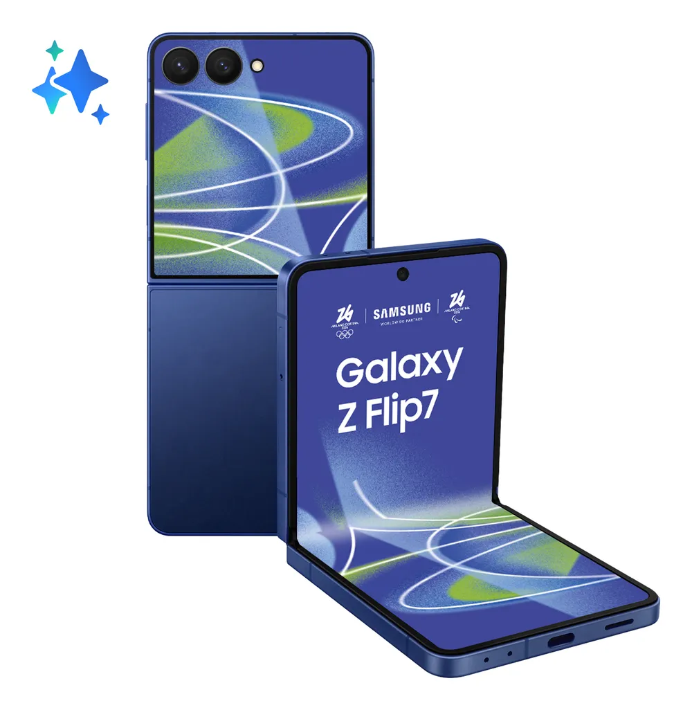 Samsung Galaxy Z Flip7 5G 12GB 256GB 6.8" Intensiv Blau
