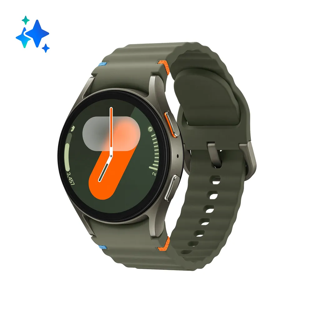 Samsung Galaxy Watch7 Bluetooth GPS NFC 40mm AMOLED Grün Wasserdicht IP68+5ATM SpO2