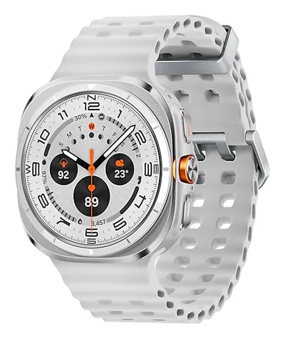 Samsung Galaxy Watch Ultra 4G GPS 47mm Super AMOLED Titan Weiß M IP68 Pulsmesser