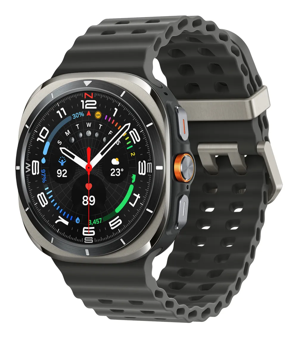 Samsung Galaxy Watch Ultra LTE 47mm AMOLED Titan Silber One Size 4G GPS NFC IP68 10ATM SpO2