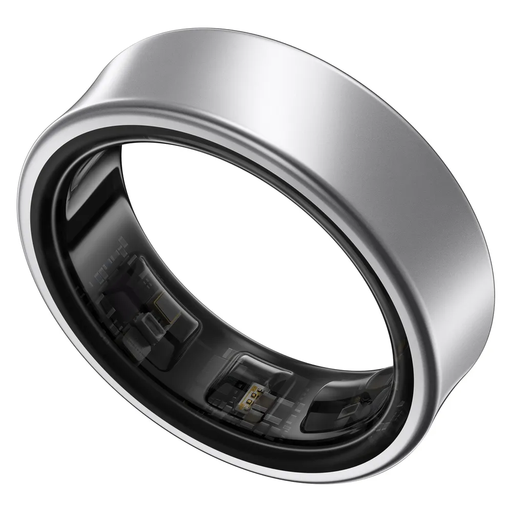 Smart Ring Samsung Galaxy Ring Größe 15 Bluetooth IP68 Akku 24h Silber