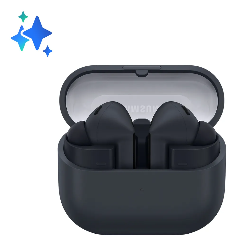 Samsung Galaxy Buds3 FE Bluetooth kabellose Kopfhörer mit Geräuschunterdrückung, 6 Mikrofone, schwarz