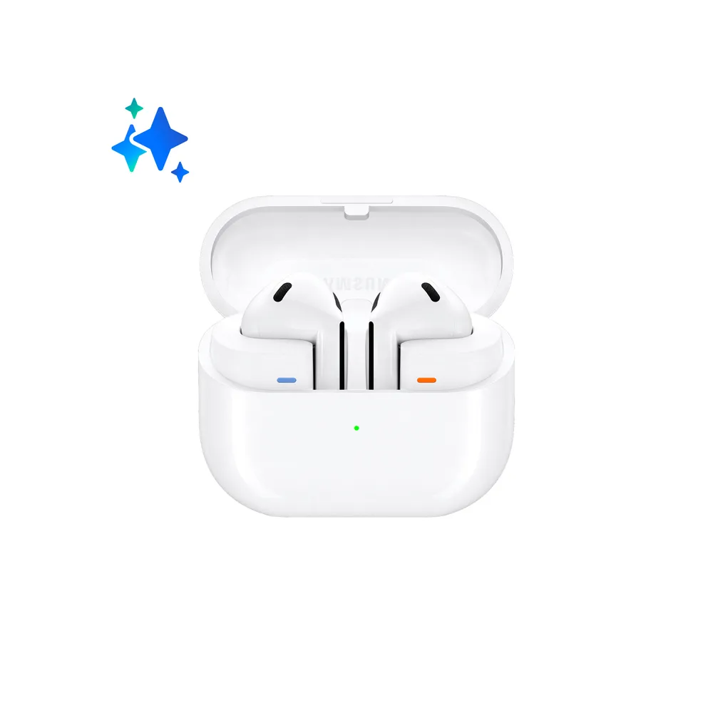 Samsung Galaxy Buds3 kabellose Bluetooth Kopfhörer mit ANC, IP57, Mikrofon, weiß