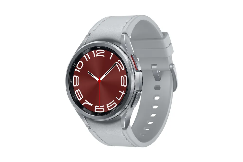 Samsung Galaxy Watch6 Classic LTE 43mm AMOLED Silber Grau 4G Bluetooth NFC IP68 5ATM