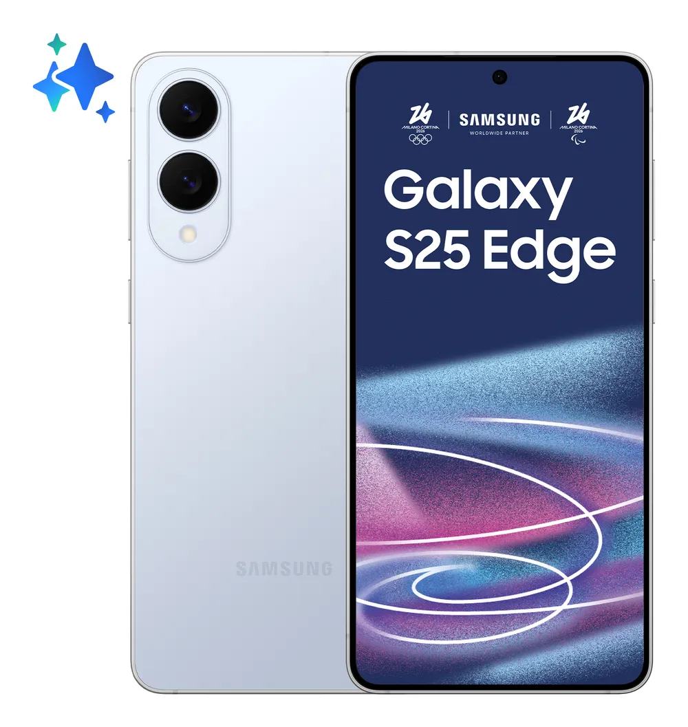 Samsung Galaxy S25 Edge 5G 12GB 256GB 6.7" Titanium Blau