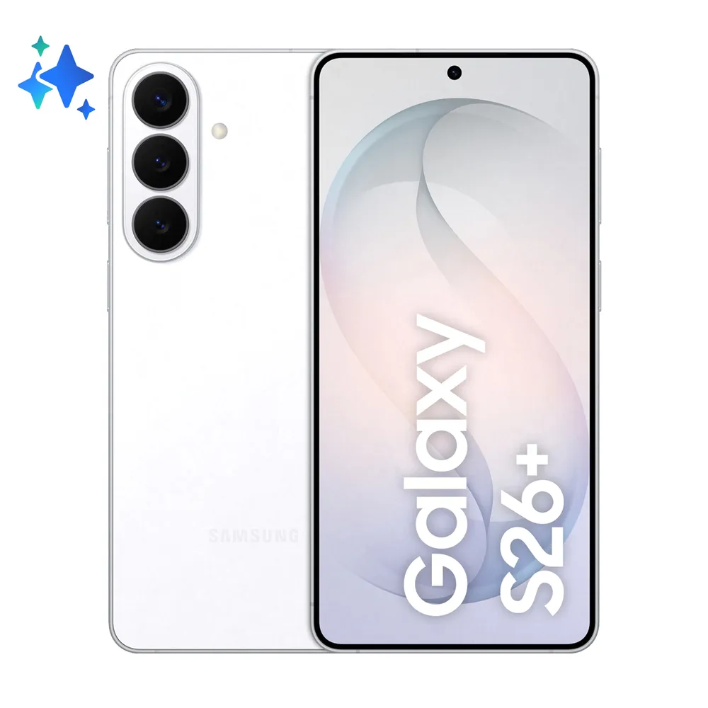 Samsung Galaxy S26 Plus 5G 12GB 6.7" 256GB Weiß Triple-Kamera Importierte Version