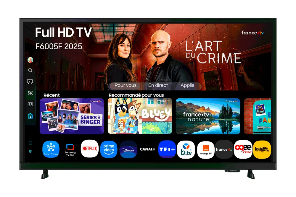 TV Samsung LED TU24F6005FK 24" Full HD 50Hz Smart TV Tizen HDR10+ Bezel-less