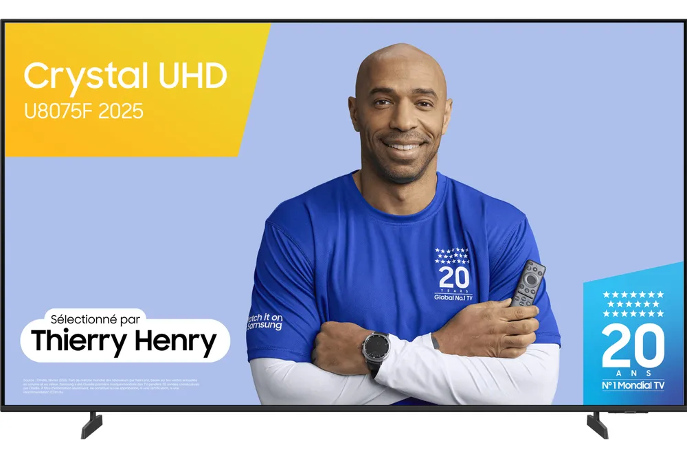 TV Samsung LED TU75U8075HUXXC 75" 4K UltraHD 120Hz Smart TV Tizen HDR10+ Gaming Hub