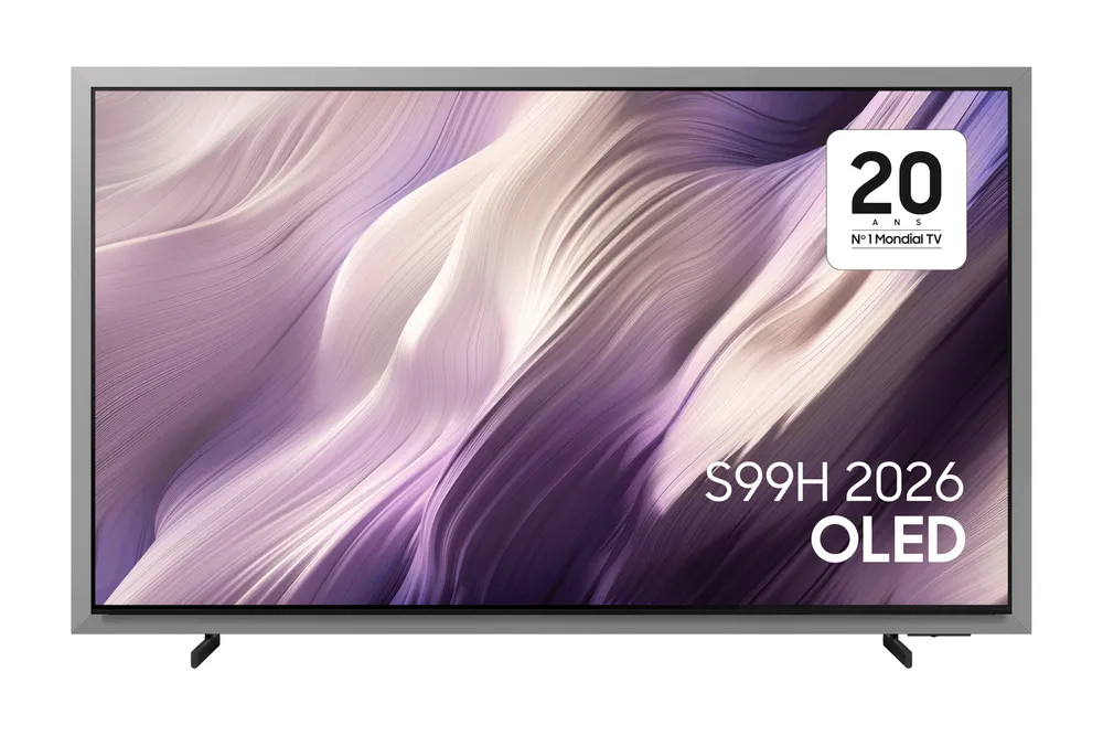 TV Samsung OLED S99H TQ55S99HATXXC 55" 4K UltraHD 165Hz Smart TV Tizen HDR10+ Dolby Atmos
