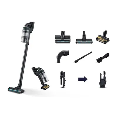 Akku Staubsauger Samsung Jet 85S Complete 250W 60 Minuten HEPA Antiverhedderung Zubehör Weiß