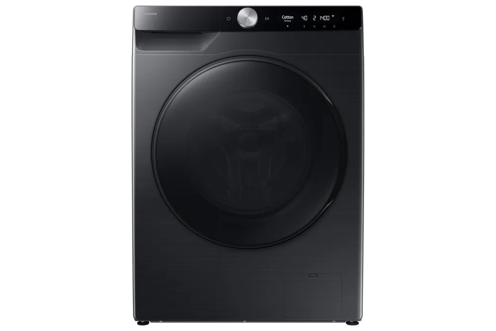 Samsung 11+6 kg Waschtrockner WD6400D mit AI EcoBubble™, EEK: D/A (-10%), 11+6 kg Schwarz