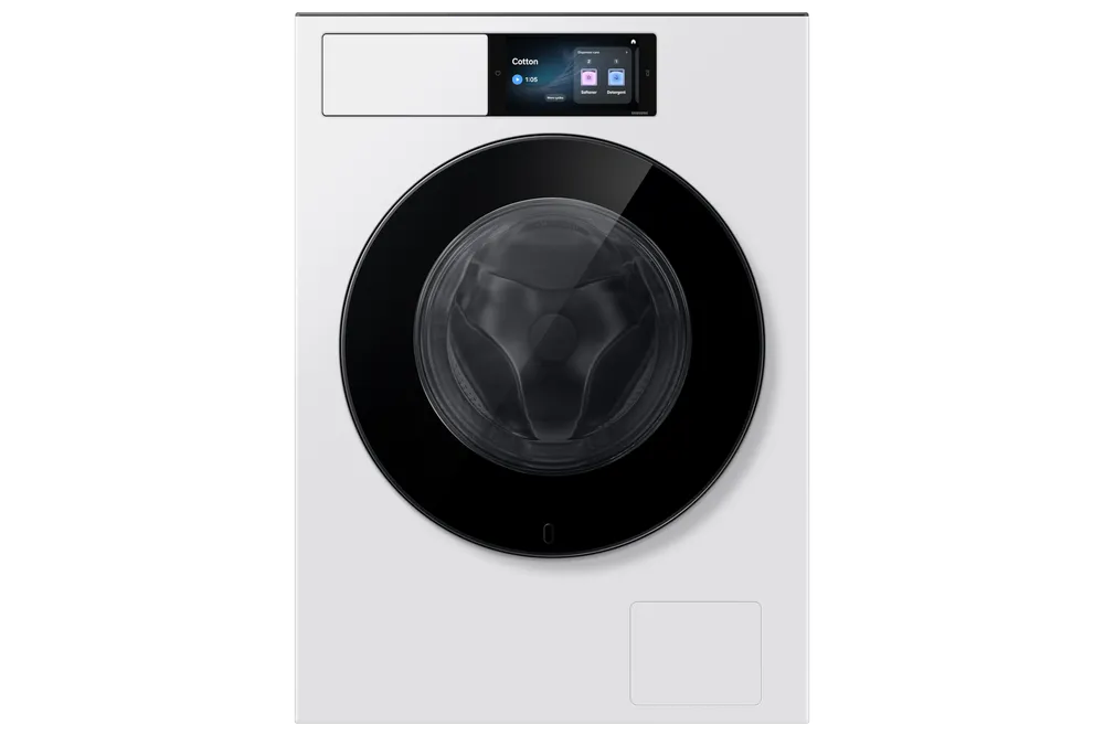 Samsung Bespoke AI Waschmaschine WF90H/24 mit AI Home, EEK: A (-65%) 9 kg Weiß