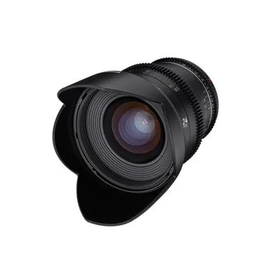 Objektiv Samyang VDSLR 24mm T1.5 MK2 Festbrennweite Fujifilm X Bajonett Schwarz