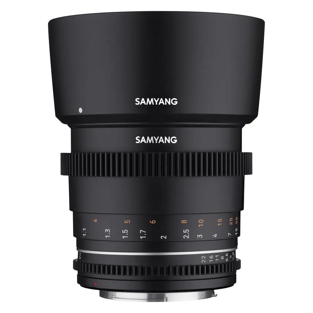 Objektiv Samyang VDSLR 85mm T1.5 MK2 Canon EF Bajonett Festbrennweite