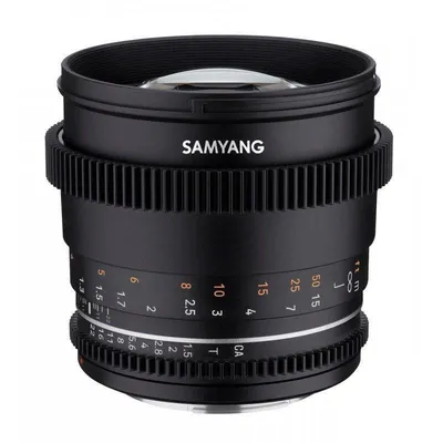 Objektiv Samyang VDSLR 85mm T1.5 MK2 Canon EF Bajonett Festbrennweite
