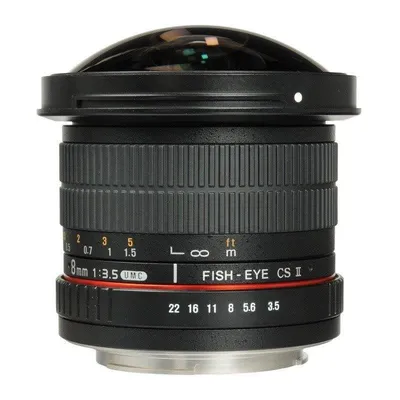 Objektiv Samyang 8mm F3.5 UMC Fish-Eye CS II Nikon-AE Gegenlichtblende