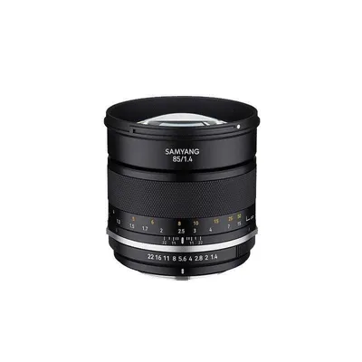 Objektiv Samyang MF 85mm F1.4 MK2 ohne Stabi Micro Four Thirds Bajonett Schwarz