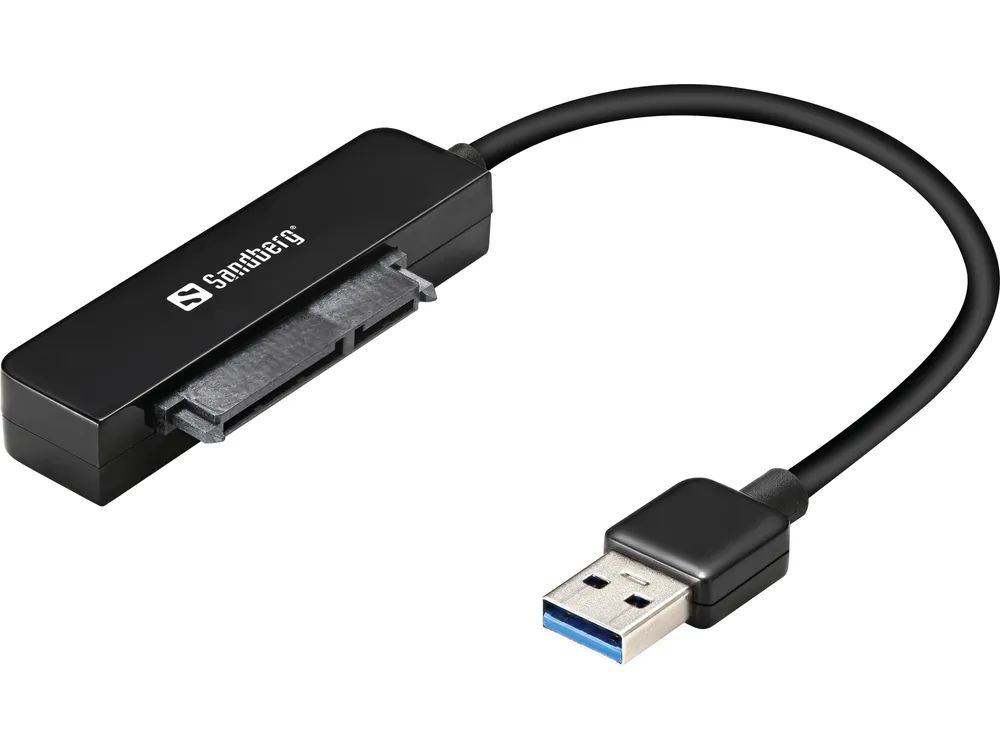 Adapter Sandberg USB 3.0 SATA Schwarz 5 Gbit/s Kompakt 2.5"