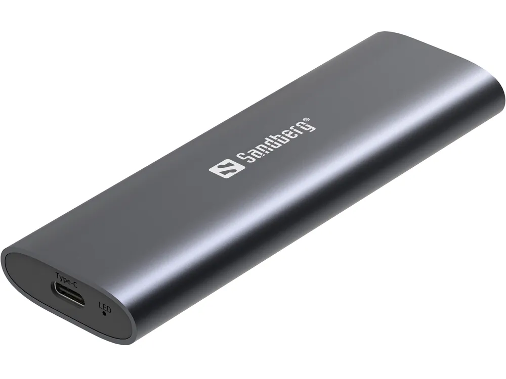 Caja PC Sandberg 136-39 M.2 Aluminium Schwarz USB-C USB 3.2 Gen 2