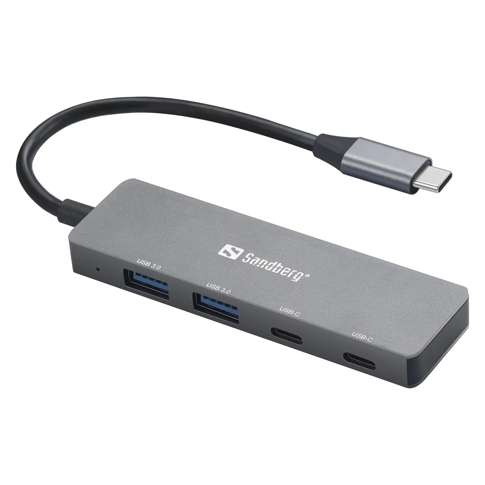 Sandberg USB-C to 2xUSB-A+2xUSB-C Hub