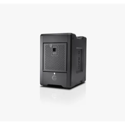 Externe Festplattengehäuse SanDisk G-RAID Shuttle 4 Desktop Aluminium Schwarz USB-C Thunderbolt