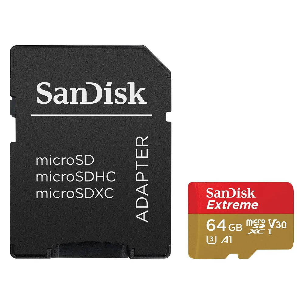 Extreme 64GB (R170MB/s) Cams&Drones
