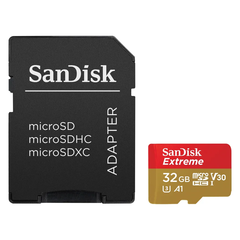 Extreme microSDHC 32GB inkl. Adapter