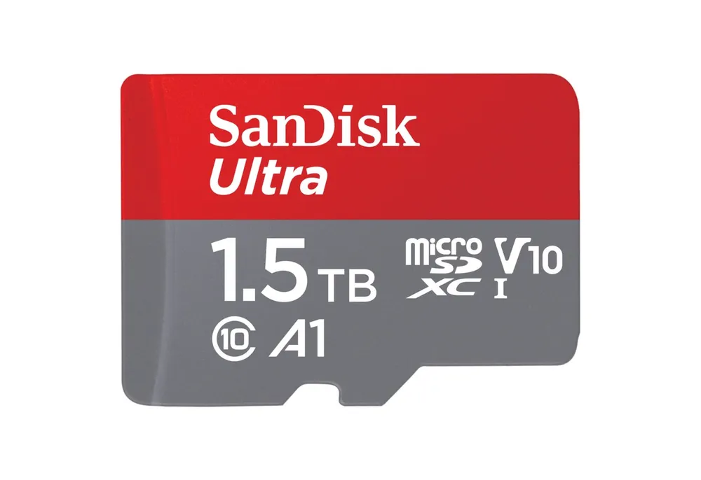 Sandisk microSDXC Ultra 1,5TB, Adapter "Mobile" Speicherkarte (1500 GB, UHS-I Class 10, 150 MB/s Lesegeschwindigkeit)