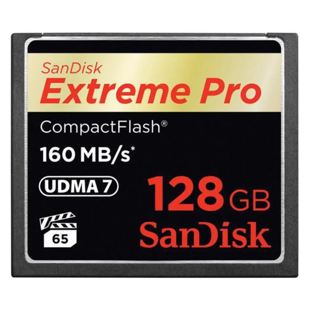 Sandisk Extreme Pro Compact Flash (128 GB, CF, UHS-I)