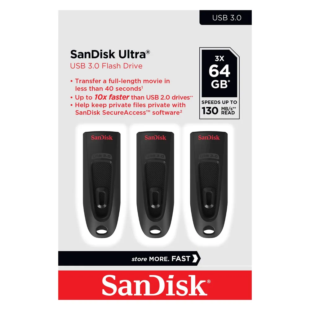 Sandisk Ultra (3-Pack)